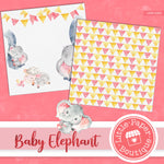 Baby Elephant Digital Paper LPB1000A