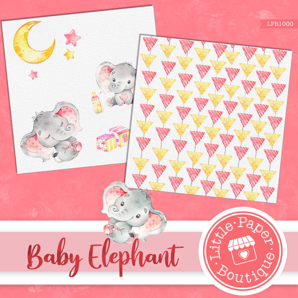 Baby Elephant Digital Paper LPB1000A