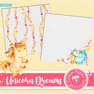 Unicorn Dreams Digital Paper LPB1012A