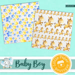 Baby Boy Digital Paper LPB1013B