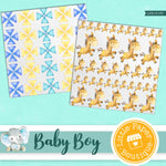 Baby Boy Digital Paper LPB1013B3