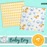 Baby Boy Digital Paper LPB1013B3