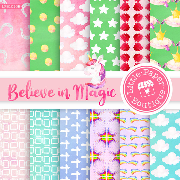 Believe in Magic Digital Paper LPB1016B