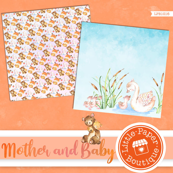 Mother and Baby Digital Paper LPB1018A