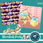 African Meerkat Party Digital Paper LPB1027A