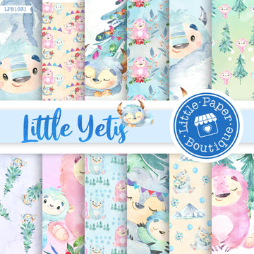 Little Yetis Digital Paper LPB1031A