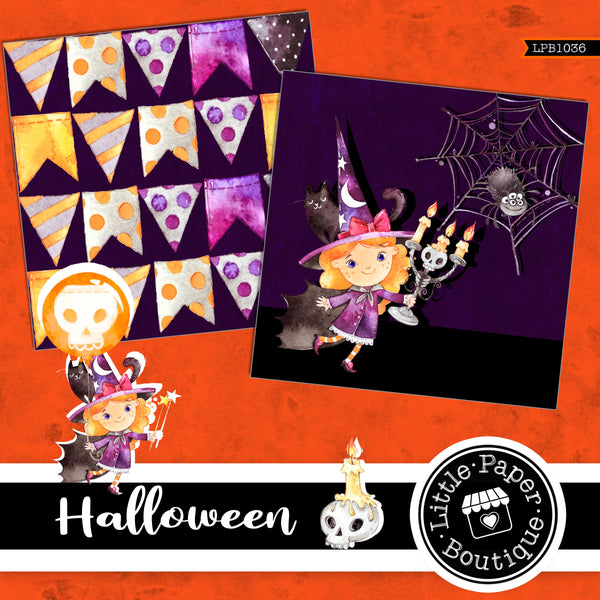Halloween Digital Paper LPB1036A