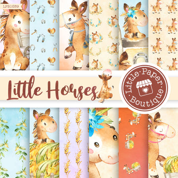 Little Horses Digital Paper LPB1039A