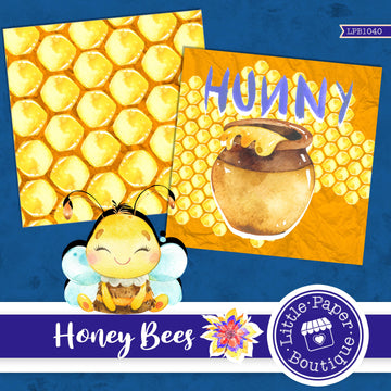 Honey Bees Digital Paper LPB1040A