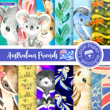 Australian Friends Digital Paper LPB1042A