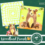 Woodland Friends Digital Paper LPB1043A