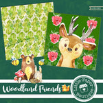 Woodland Friends Digital Paper LPB1043A