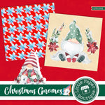 Christmas Gnomes Watercolor Digital Paper LPB1044A