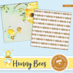 Hunny Bees Digital Paper LPB1057A