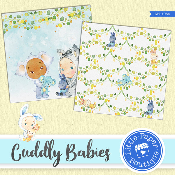 Cuddly Babies Digital Paper LPB1059A