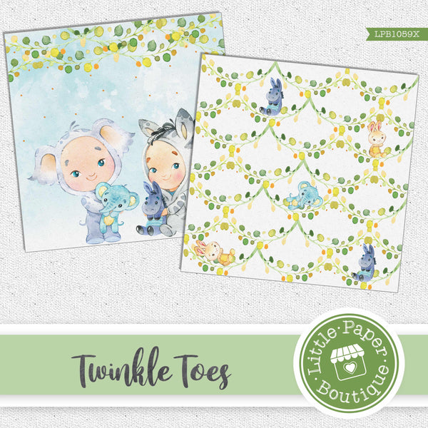 Baby Twinkle Toes Digital Paper LPB1059A