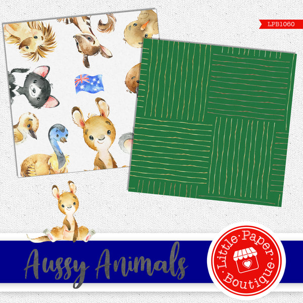 Aussy Animals Digital Paper LPB1060A