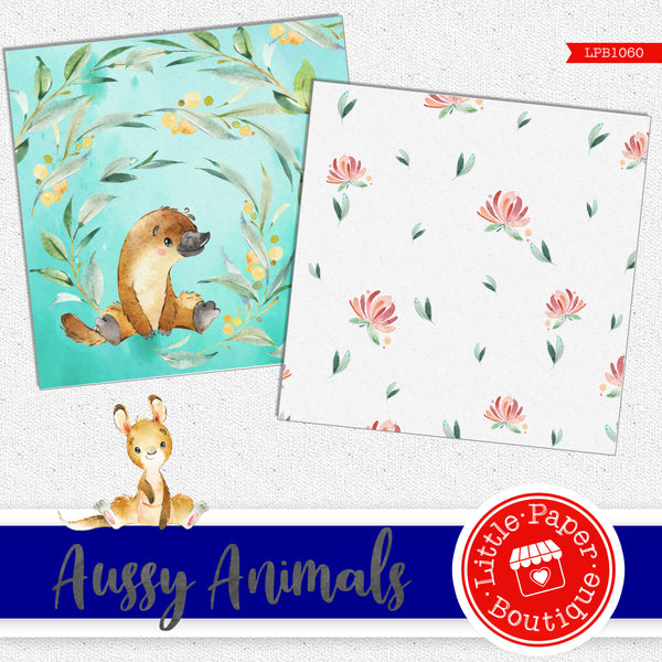 Aussy Animals Digital Paper LPB1060A