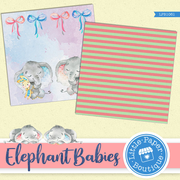 Baby Elephant Digital Paper LPB1061A