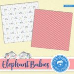 Elephant Babies Digital Paper LPB1061B