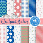 Elephant Babies Digital Paper LPB1061B