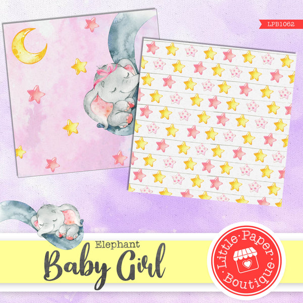 Baby Girl Digital Paper LPB1062A