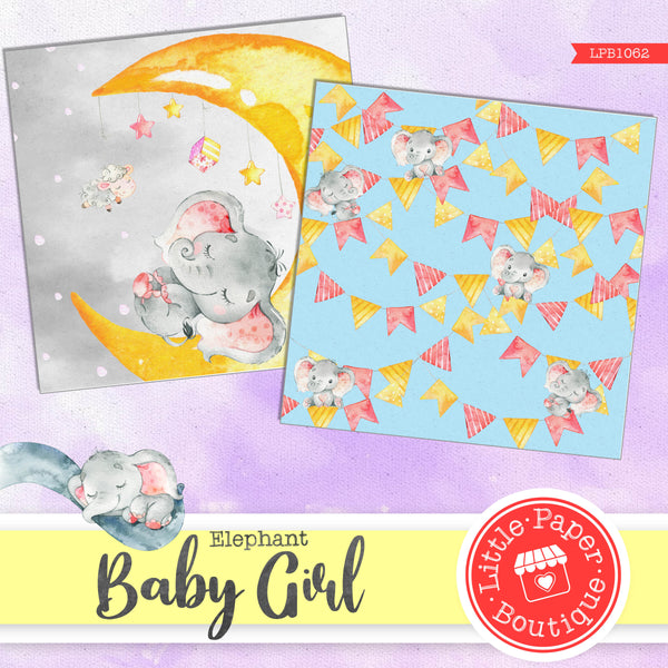 Baby Girl Digital Paper LPB1062A