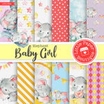 Baby Girl Digital Paper LPB1062A