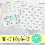 Mint Elephant Digital Paper LPB1064A