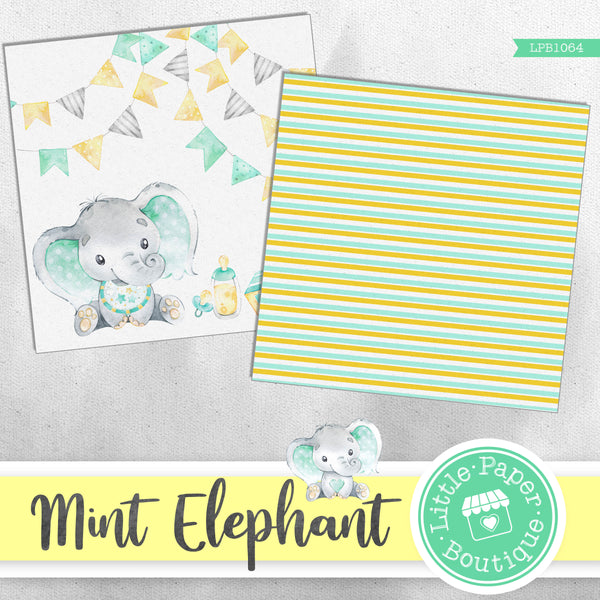 Mint Elephant Digital Paper LPB1064A