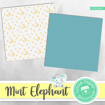 Mint Elephant Digital Paper LPB1064B