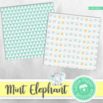 Mint Elephant Digital Paper LPB1064B