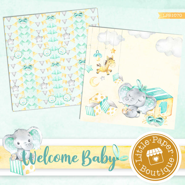 Welcome Baby Digital Paper LPB1070A