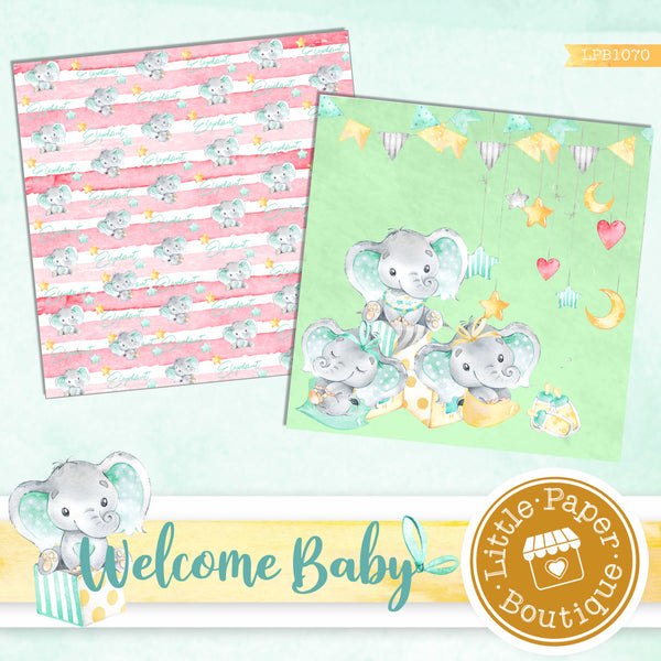 Welcome Baby Digital Paper LPB1070A