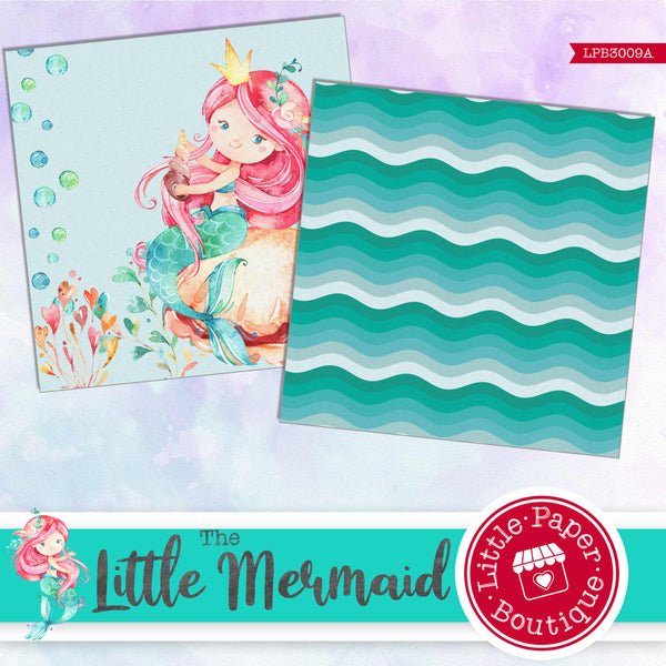 The Little Mermaid Digital Paper LPB3009A