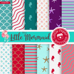 The Little Mermaid Digital Paper LPB3009B