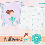 Ballerinas Digital Paper LPB3014A