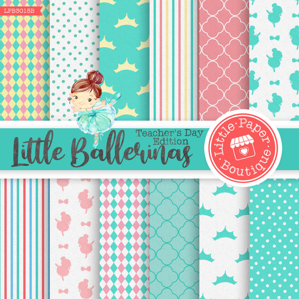 Little Ballerinas Digital Paper LPB3015B