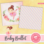 Baby Ballet Digital Paper LPB3016A