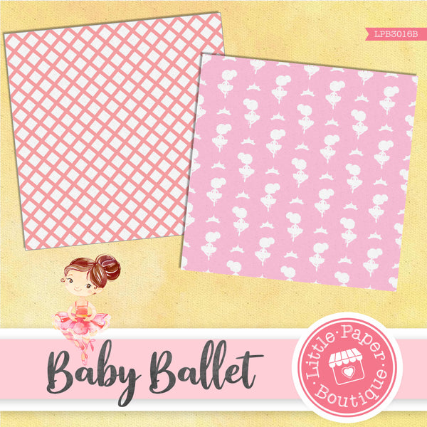 Baby Ballet Digital Paper LPB3016B