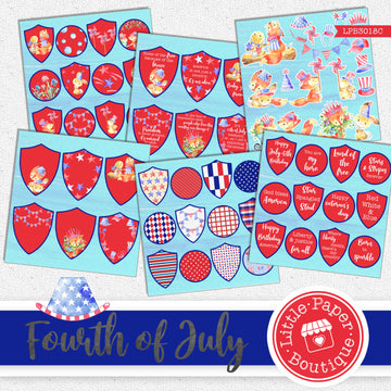 Fourth of July Digital Paper LPB3018C