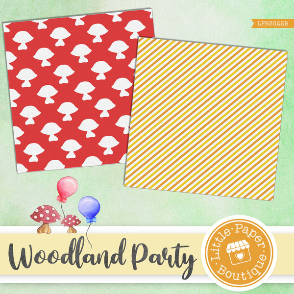 Woodland Party Digital Paper LPB3022B