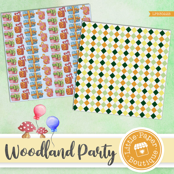 Woodland Party Digital Paper LPB3022B