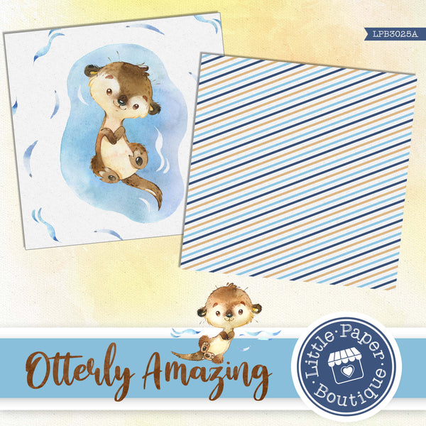 Otterly Amazing Otters Digital Paper LPB3025A