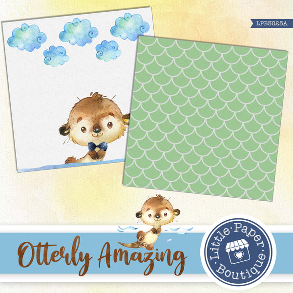 Otterly Amazing Otters Digital Paper LPB3025A