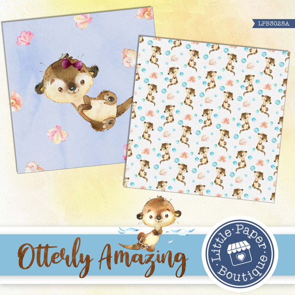 Otterly Amazing Otters Digital Paper LPB3025A