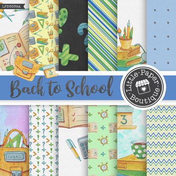 Back to School Digital Paper LPB3039A