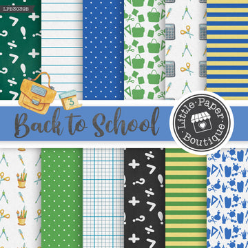 Back to School Digital Paper LPB3039B