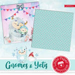 Gnomes and Yetis Digital Paper LPB3041A