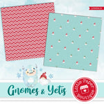 Gnomes and Yetis Digital Paper LPB3041B